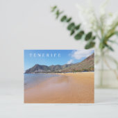 Carte postale vue plage Tenerife Teresitas (Debout devant)