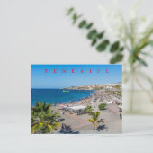 Carte postale vue plage Tenerife Torviscas (Debout devant)