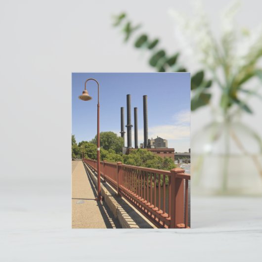 Carte Postale Vue Pont Arche En Pierre (Debout devant)