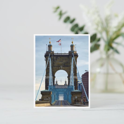 Carte Postale Vue Pont Vers Cincinnati (Debout devant)