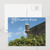 Carte Postale Vue Porto Rico (Devant / Derrière)