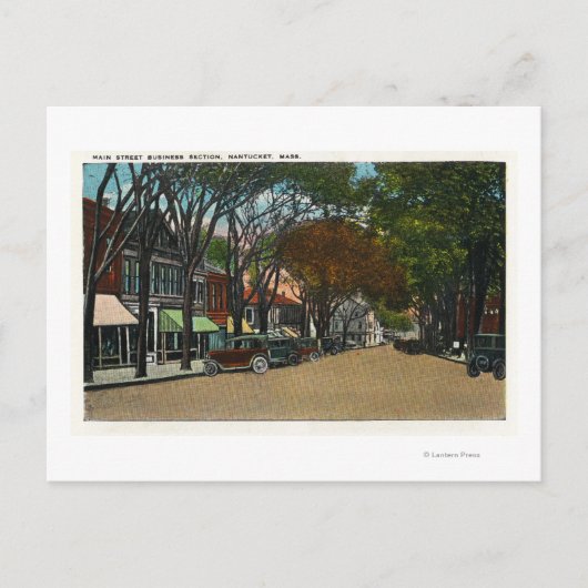 Carte Postale Vue principale des affaires (Devant)