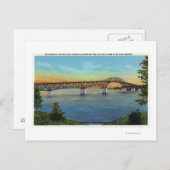 Carte Postale Vue rapprochée du nouveau pont (Devant / Derrière)