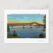 Carte Postale Vue rapprochée du nouveau pont (Devant)