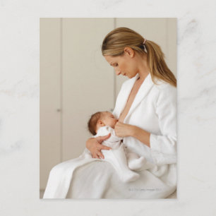 Carte Postale vue rapprochée d'un bébé (6-12 mois)