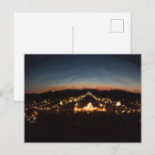 Carte Postale Vue reflétée de Versailles à Dusk (Devant / Derrière)