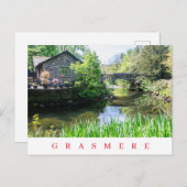 Carte postale vue rivière Grasmere Rothay (Devant / Derrière)