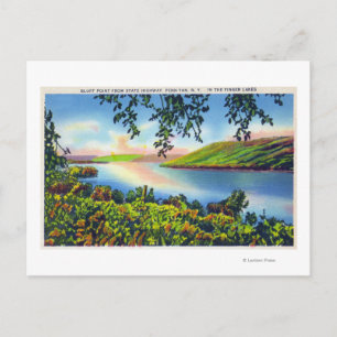 Carte Postale Vue routière d'état de Bluff Point