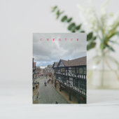 Carte postale vue rue Chester Foregate (Debout devant)