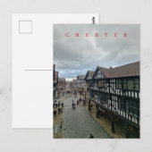 Carte postale vue rue Chester Foregate (Devant / Derrière)