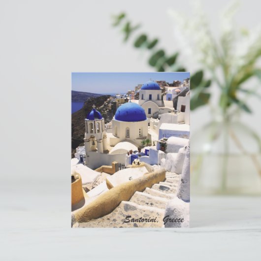 Carte Postale Vue Santorin (Debout devant)