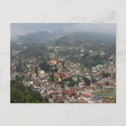 Carte Postale Vue SAPA (Devant)