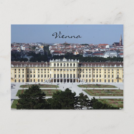 Carte Postale vue schönbrunn (Devant)