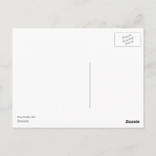 Carte postale Vue sous-marine (Dos)