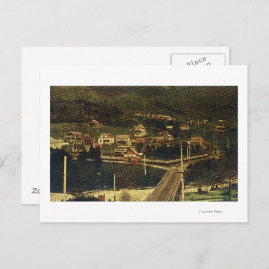 Carte Postale Vue sud de la partie du district de résidence (Devant / Derrière)