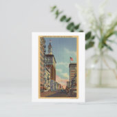 Carte Postale Vue sud de la première rue (Debout devant)