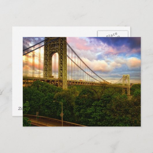 Carte Postale Vue sud - ouest de Manhattan (Devant / Derrière)