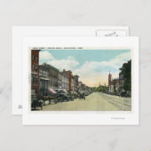 Carte Postale Vue Sud sur Main Street (Devant / Derrière)