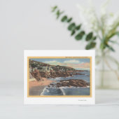 Carte Postale Vue sur Arch Beach avec maisons (Debout devant)