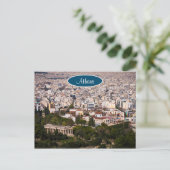 Carte Postale Vue sur Athènes (Debout devant)