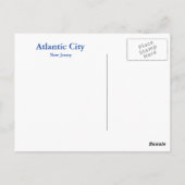 Carte Postale Vue sur Atlantic City (Dos)