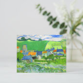 Carte Postale Vue sur Auvers Van Gogh Fine Art (Debout devant)