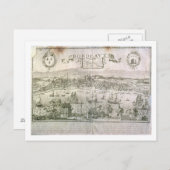 Carte Postale Vue sur Bordeaux et la Garonne, signée par (Devant / Derrière)