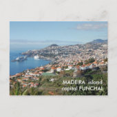 Carte Postale Vue sur Funchal, île de Madère (Devant)
