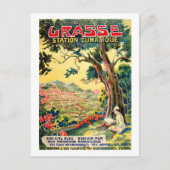 Carte Postale Vue sur Grasse Town, Été en France (Devant)