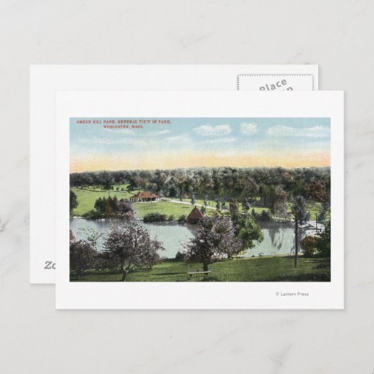 Carte Postale Vue sur Green Hill Park (Devant / Derrière)