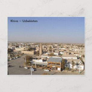 Carte Postale Vue sur Khiva, Ouzbékistan