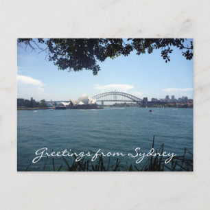 Carte Postale vue sur la baie de sydney