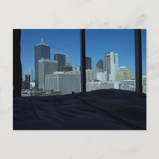 Carte Postale Vue sur la chambre de Dallas Skyline, Texas (Devant)