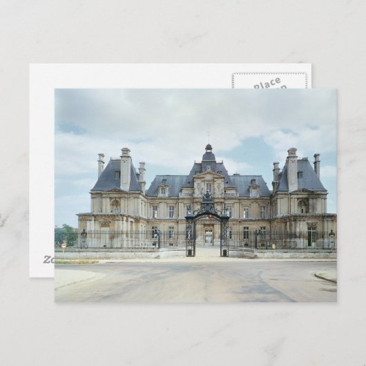 Carte Postale Vue sur la façade ouest du Château de Maisons (Devant / Derrière)