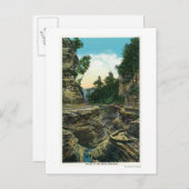 Carte Postale Vue sur la gorge d'entrée sud (Devant / Derrière)