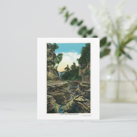 Carte Postale Vue sur la gorge d'entrée sud (Debout devant)