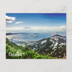 Carte Postale Vue sur la mer depuis les montagnes