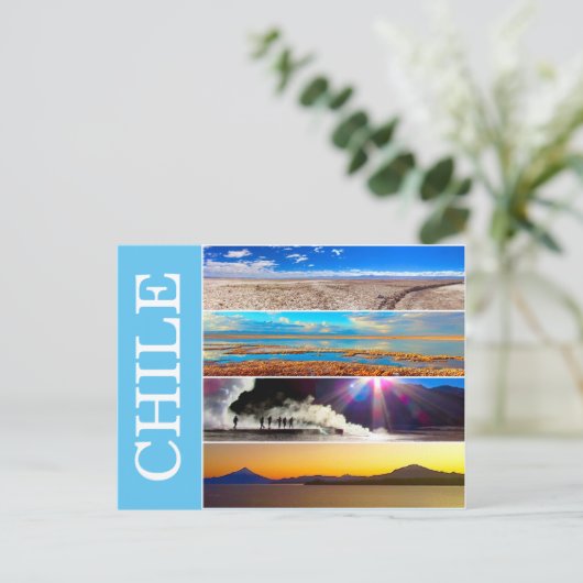 Carte Postale vue sur la nature chic (Debout devant)