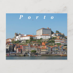 Carte Postale Vue sur la partie historique de Porto.