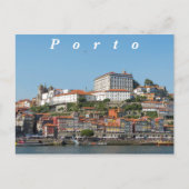 Carte Postale Vue sur la partie historique de Porto. (Devant)