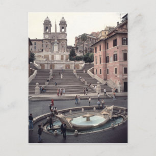 Carte Postale Vue sur la Place d'Espagne ou Scalinata