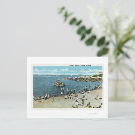 Carte Postale Vue sur la plage de Salem Willows (Debout devant)