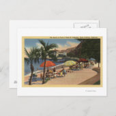 Carte Postale Vue sur la plage en face de l'hôtel St. Catherine (Devant / Derrière)