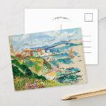 Carte Postale Vue Sur La Ponche, Saint-Tropez | Henri Manguin<br><div class="desc">Vue Sur La Ponche, Saint-Tropez (1904) | Vue Sur La Ponche de l'Henri Manguin, Saint-Tropez offre une vue imprenable sur la ville côtière historique de Saint-Tropez. Peinte avec des couleurs luxuriantes et saturées et des brosses expressives, la scène met en valeur le charme du paysage méditerranéen, avec ses toits en...</div>