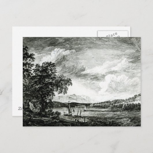 Carte Postale Vue sur la rivière Hudson de Pakepsey (Devant / Derrière)