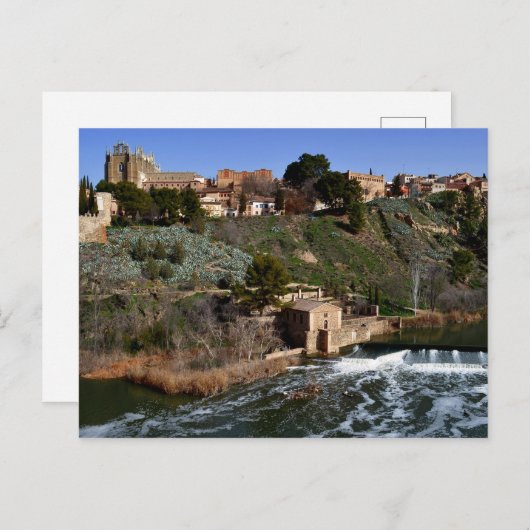 Carte Postale Vue sur la rivière Toledo (Devant / Derrière)