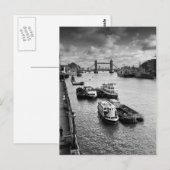 Carte Postale Vue sur la Tamise (Devant / Derrière)