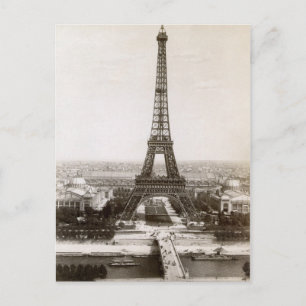 Carte Postale Vue Sur La Tour Eiffel, 1900