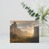 Carte Postale Vue sur la vallée de Yosemite | Albert Bierstadt (Debout devant)