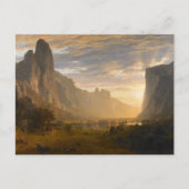 Carte Postale Vue sur la vallée de Yosemite | Albert Bierstadt (Devant)